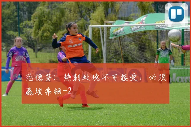 范德芬:热刺处境不可接受,必须赢埃弗顿